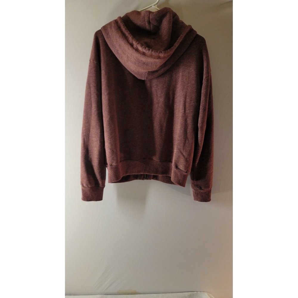 Abercrombie & Fitch Womens Purple Full Zip Hoodie With Pockets Sz LG Longsleeve - Picture 2 of 8